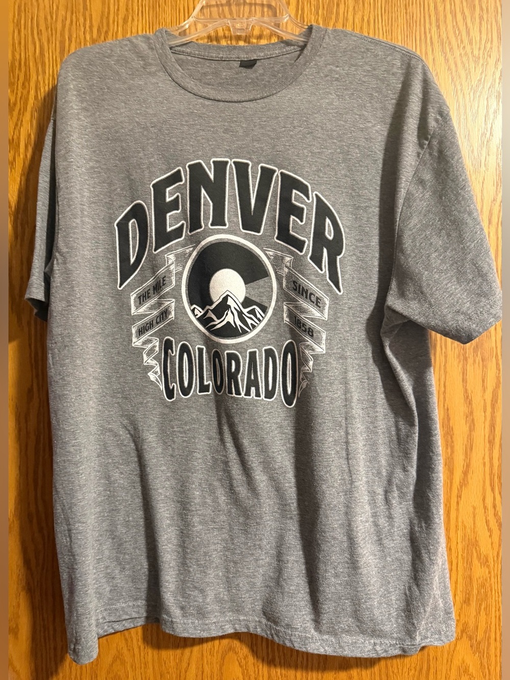 Denver Colorado Grey Graphic T-Shirt